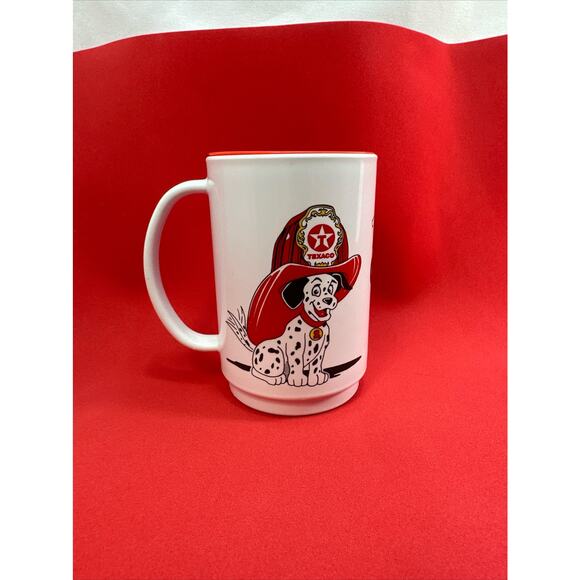 Texaco Dalmatians Fire Hat  Pup‎ Cup Free Refills For Kids 12oz Spill Proof Lid - Picture 3 of 10